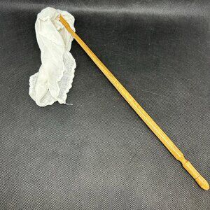 Wooden flute cleaning rod with case